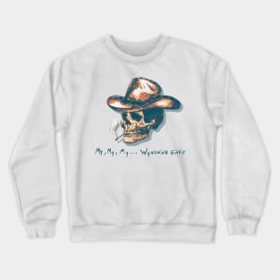 VampDoc Skull - My My My - Orange Crewneck Sweatshirt